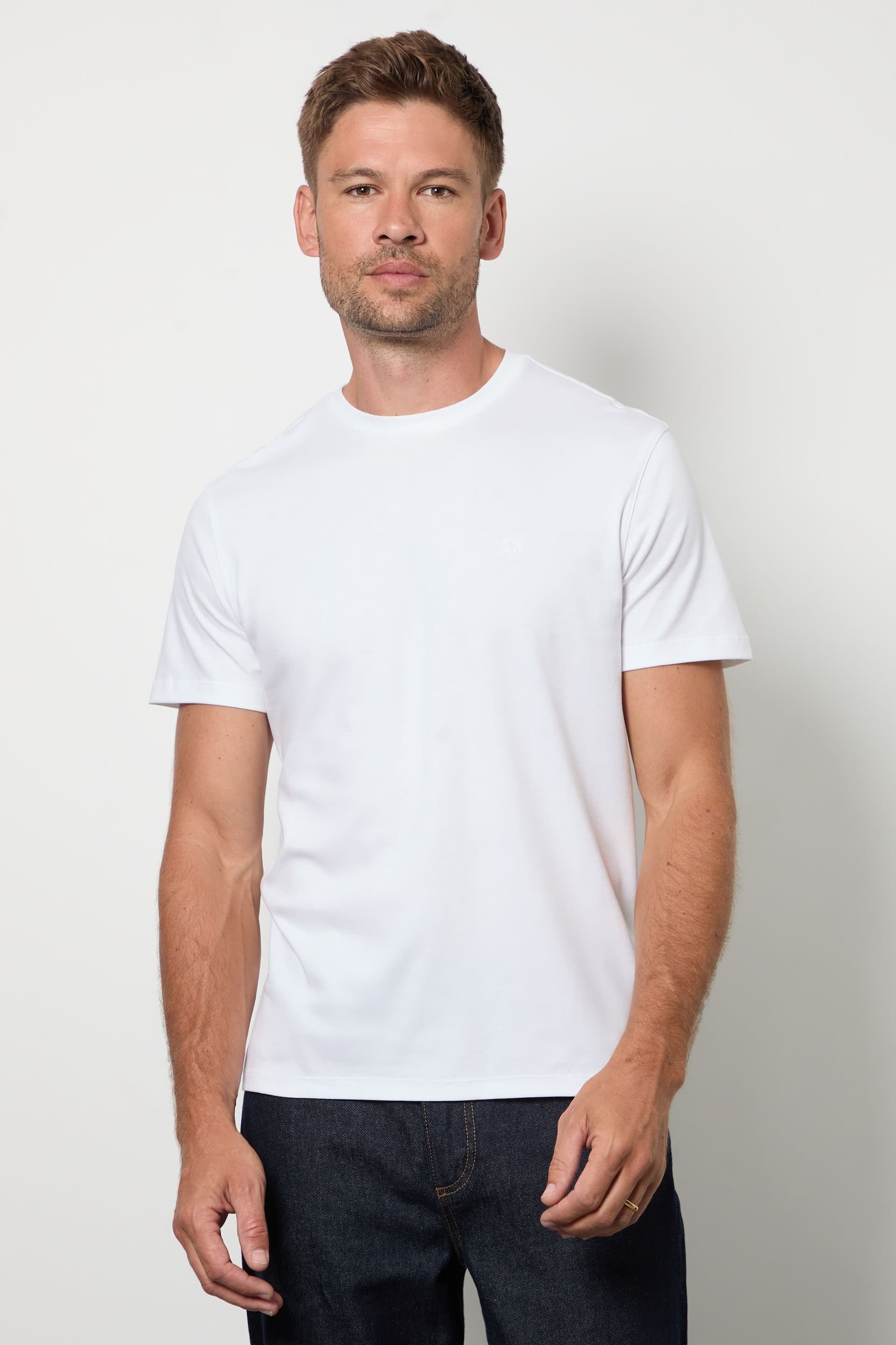 Calvin Klein Calvin Klein Men's Supima Cotton Crewneck T-Shirt Black