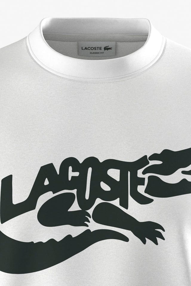 Lacoste Lacoste Men's Print T-Shirt White - 2