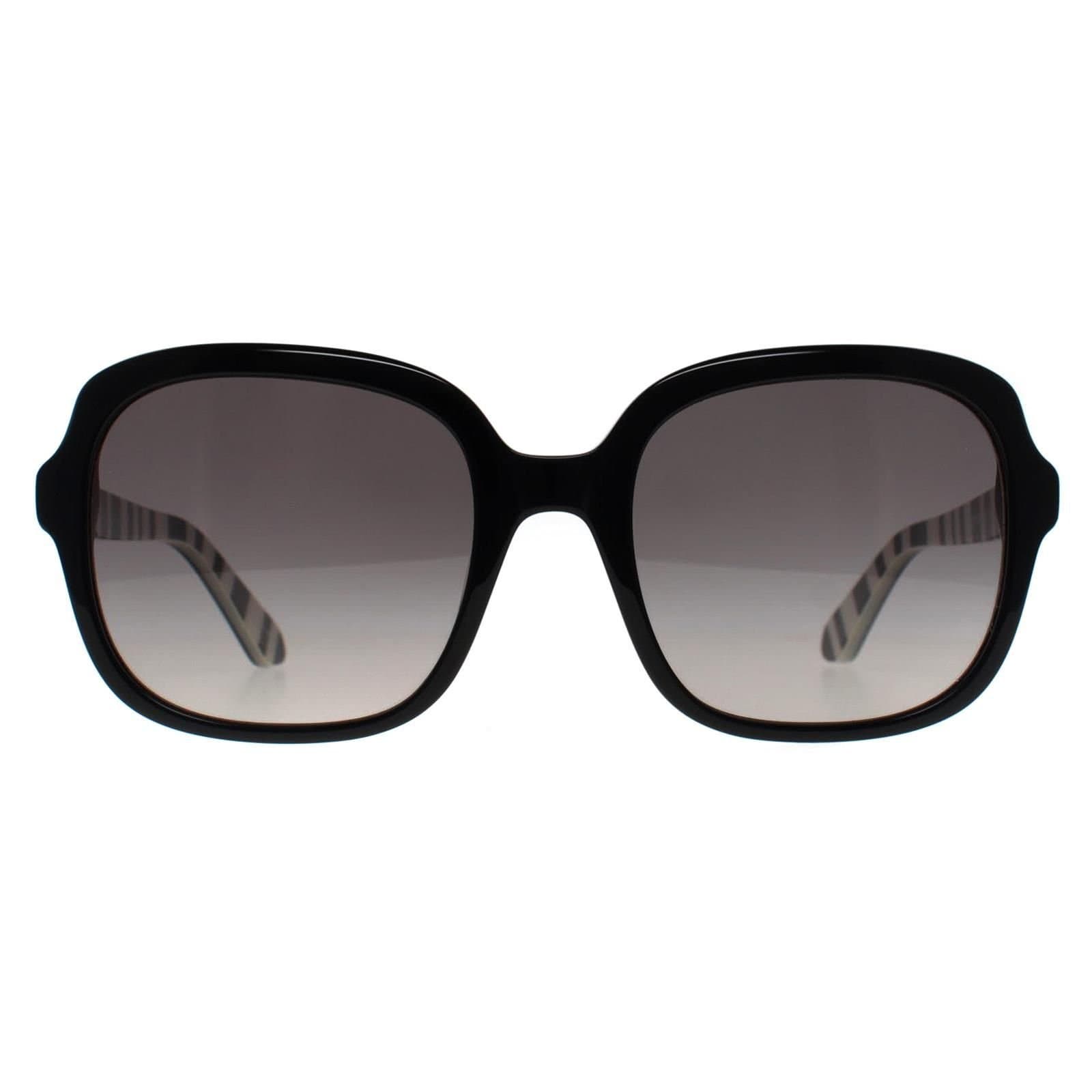 Kate Spade Kate Spade Women's Square Black Grey Gradient Polarized Babbette/G/S