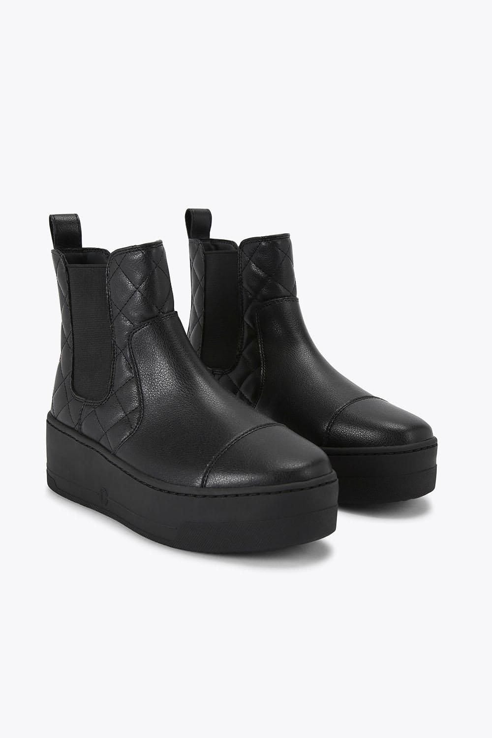 Carvela Carvela Women's 'Connected Quilt Boot' Boots in Black - 4