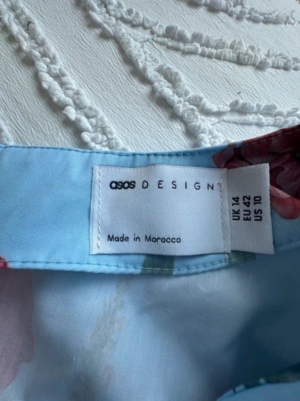 ASOS Design Asos blue bubble dress SIZE 14