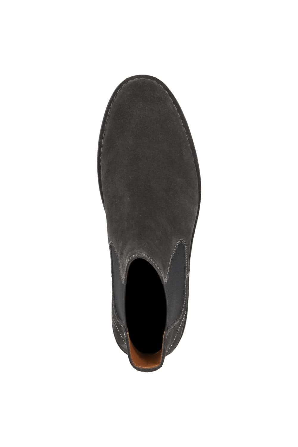 Dune London Dune London Men's 'Cashy' Suede Chelsea Boots in Grey - 4