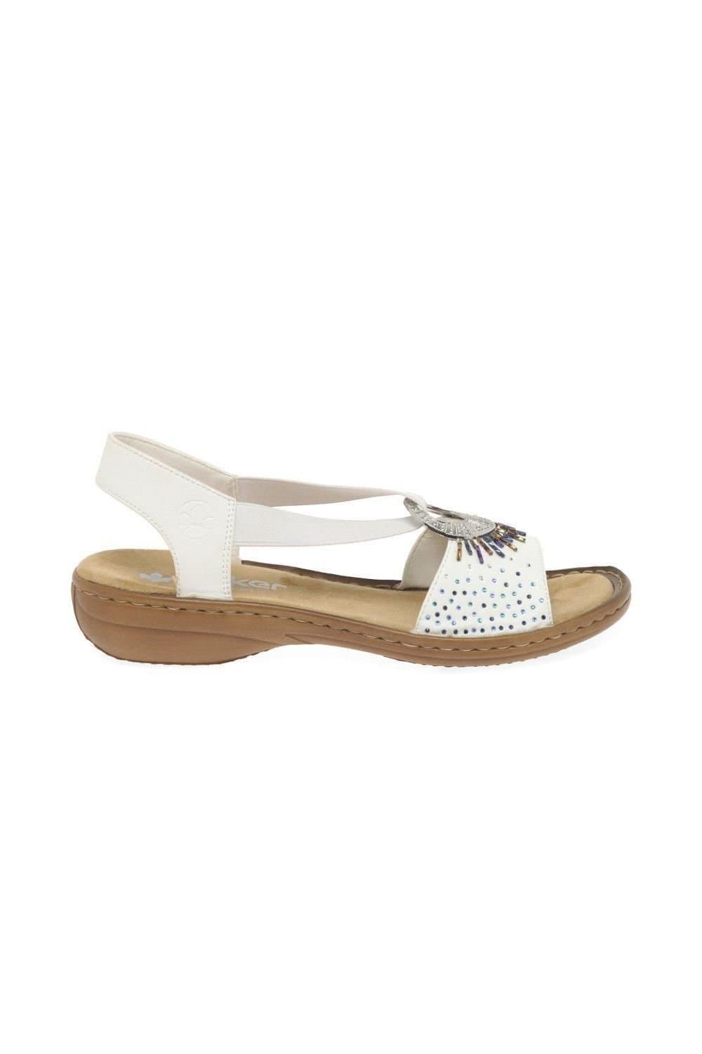 Rieker Rieker Women's 'Halo' Sandals in White