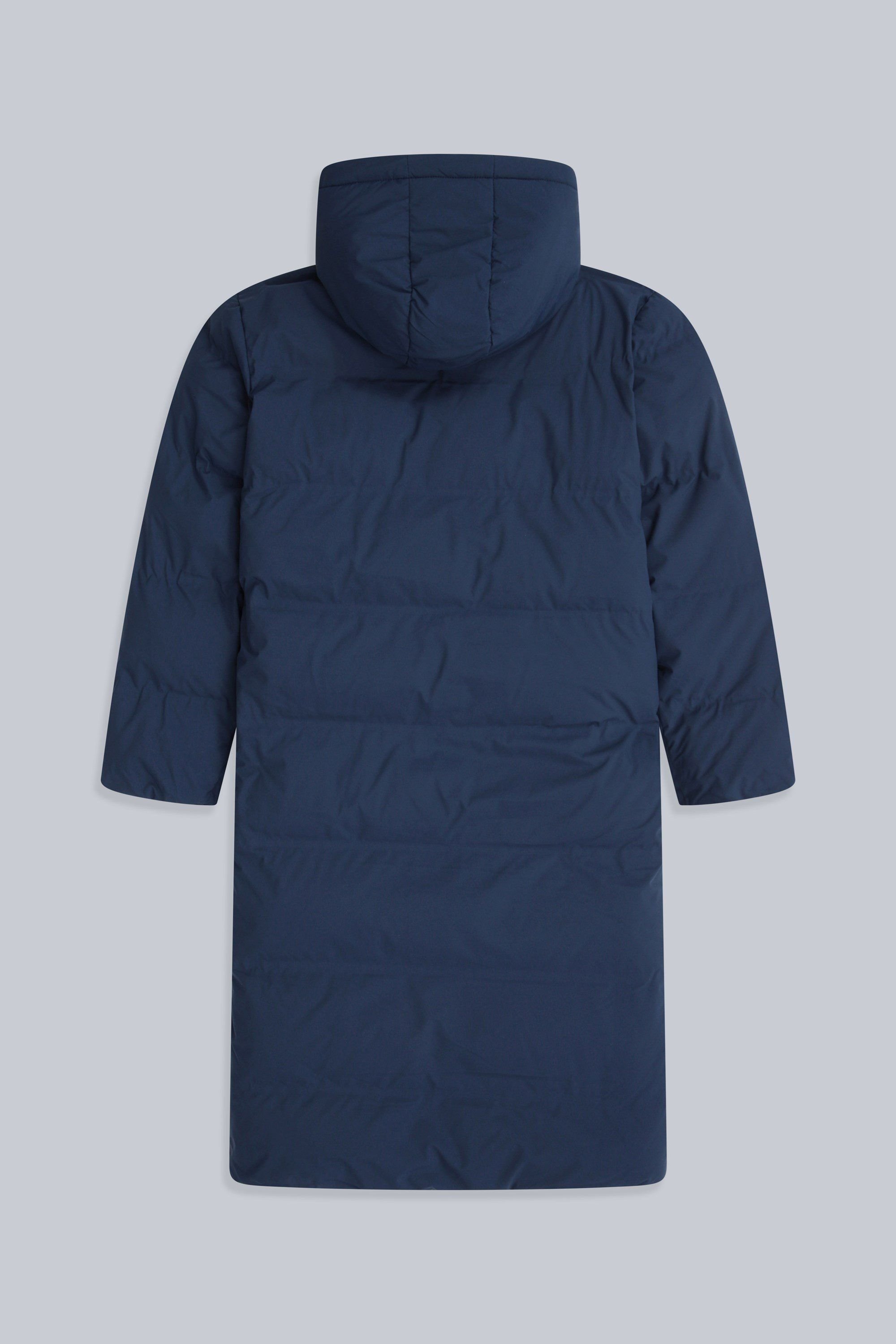 Animal Animal Women's 'Cocoon' Water Resistant Breathable Cosy Hood Padded Borg Lined Coat in Navy - 2