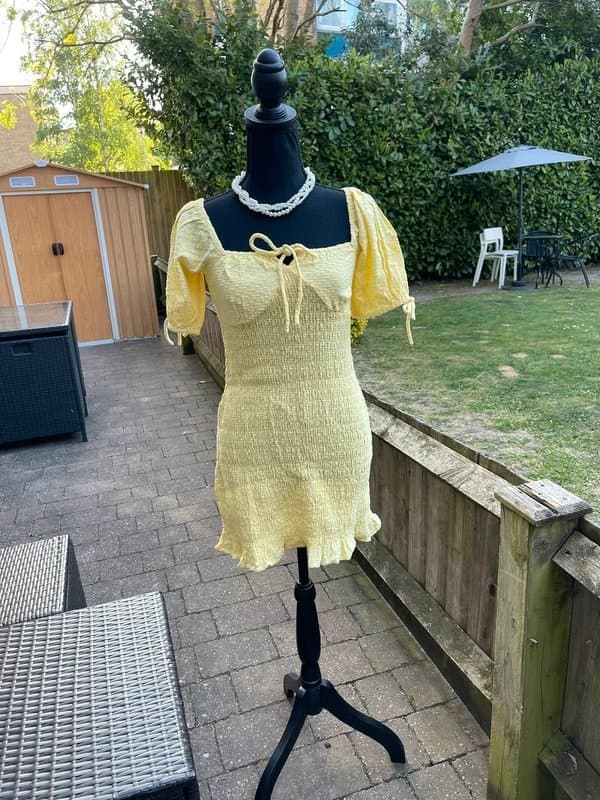 ASOS Asos yellow mini summer dress