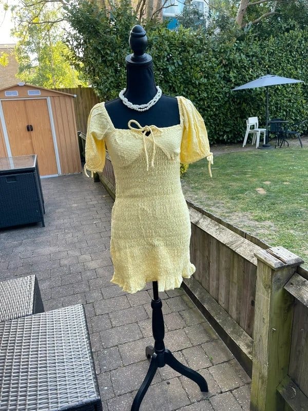 ASOS Asos yellow mini summer dress - 1