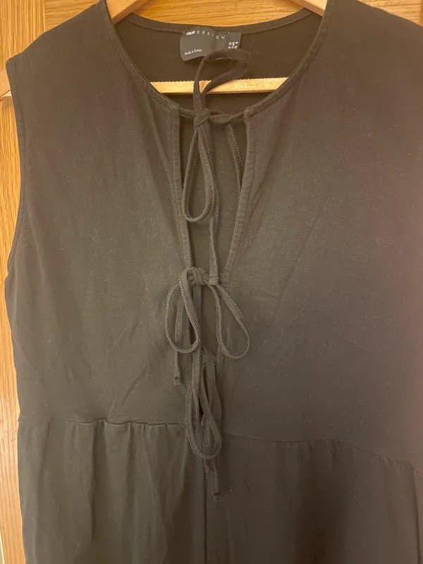 ASOS Asos Design black Playsuit jumpsuit with pockets