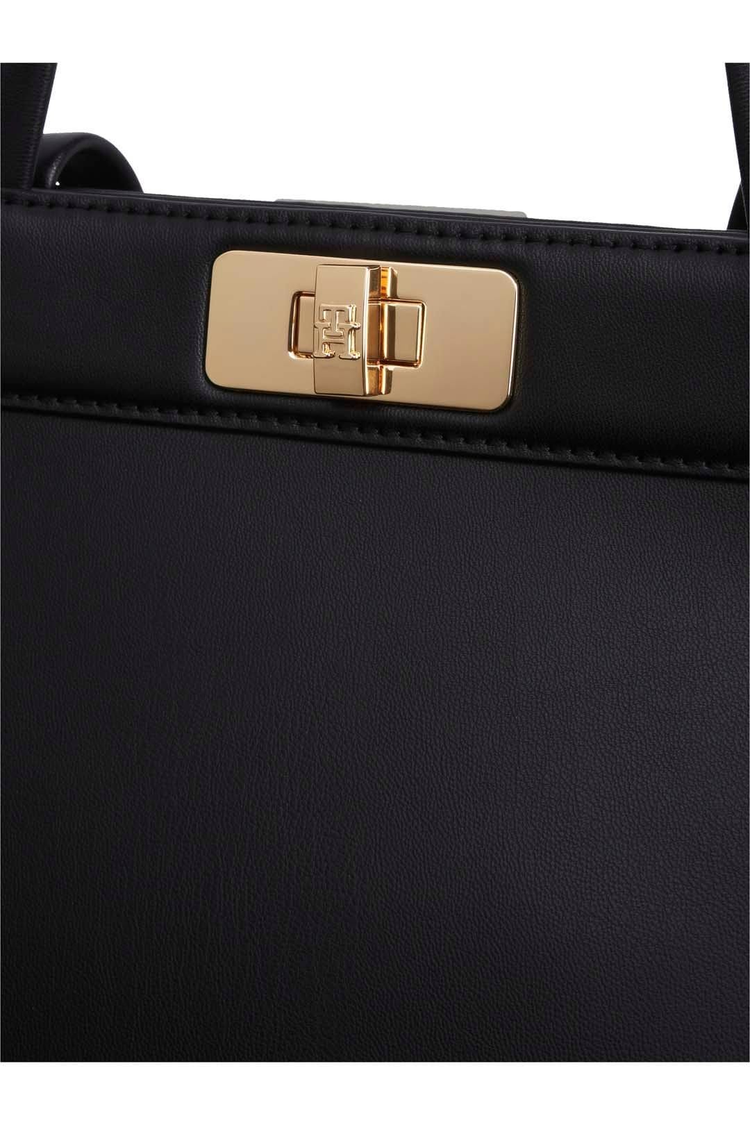 Tommy Hilfiger Tommy Hilfiger Women's Modern Satchel Black - 4