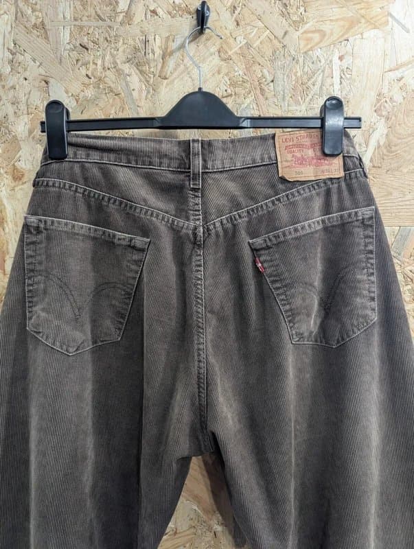 Levis Levis 508 Corduroy Pants Mens W34 L32 Brown Cotton Jeans Button Fly Trousers