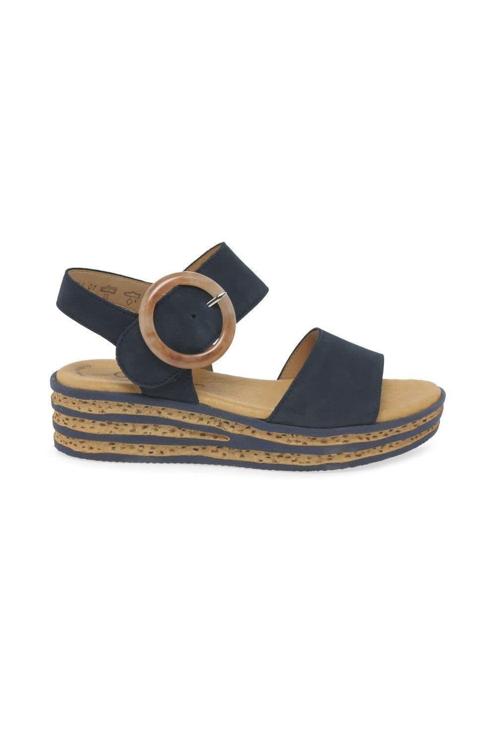Gabor Gabor Women's 'Andre' Wedge Sandals in Blue