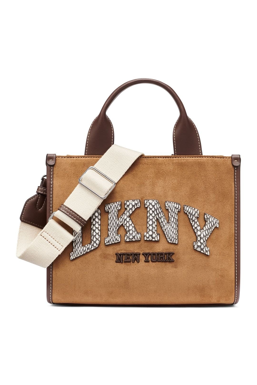 DKNY DKNY Women's Hadlee Tote Bag Almond Brown in Tan - 1