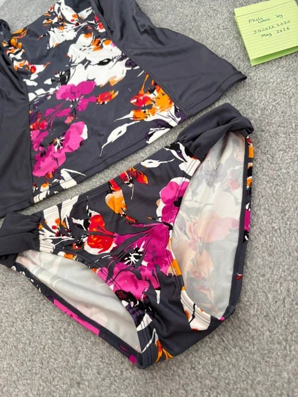 Panache Panache tankini size 8 30D floral swim bikini holiday summer slimming