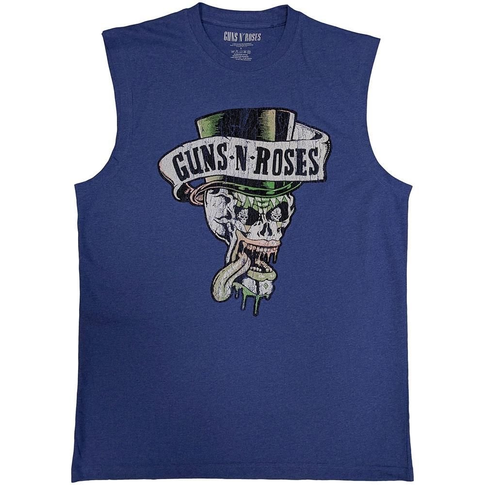Guns N Roses Guns N Roses Men's Top Hat Tank Top in Purple - 2