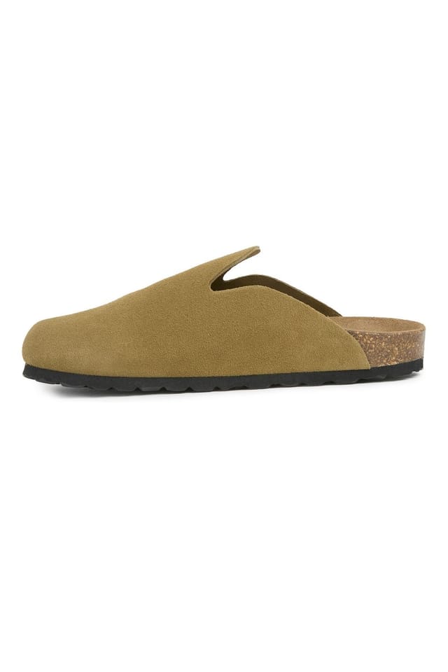 Celtic & Co Celtic & Co Women's Minimal Clog in Olive - 3