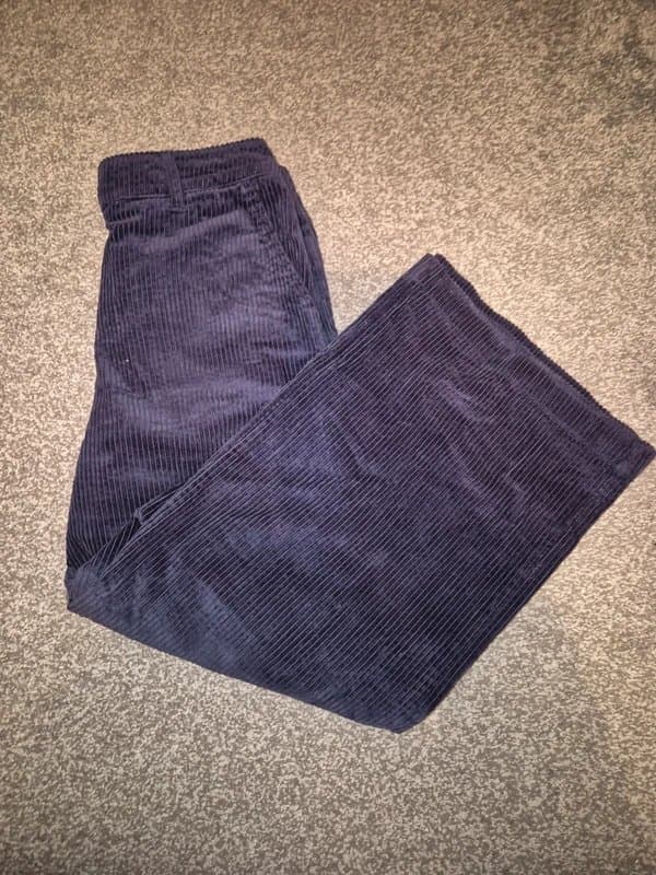Seasalt Cornwall Seasalt cornwall corduroy navy trousers size 8