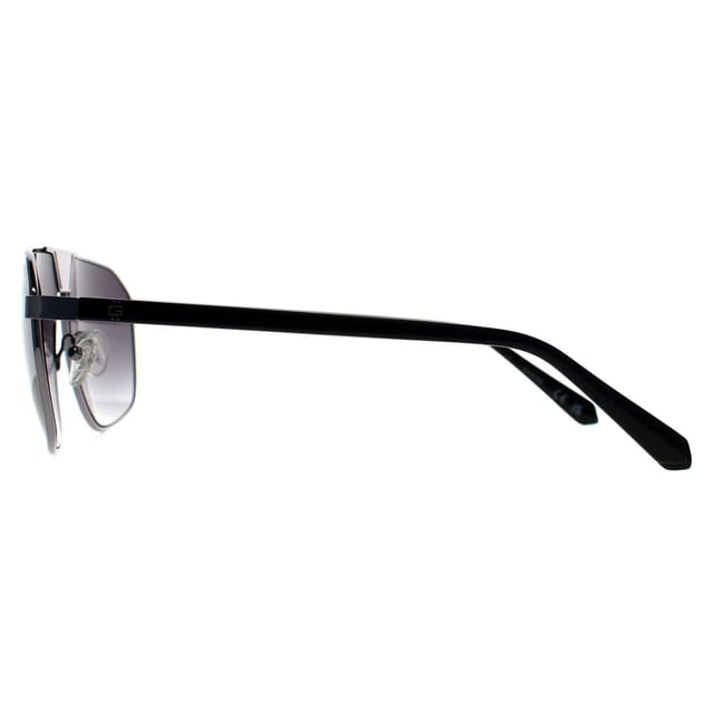 Guess Guess Men's Aviator Shiny Gunmetal Gradient Smoke GU00086 in Grey - 3