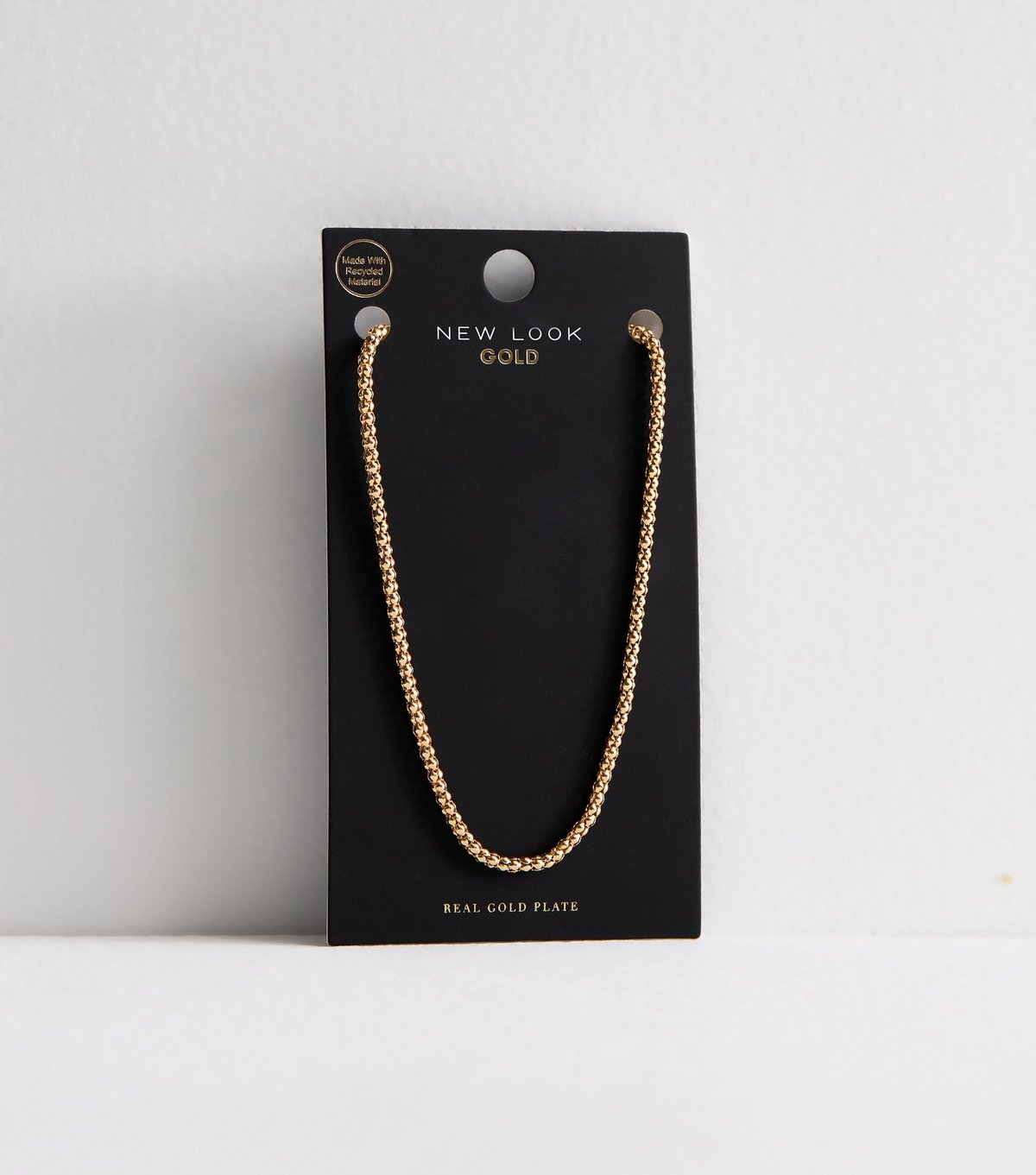 New Look 18ct Gold Plated Slim Ball Chain Necklace New Look - 3