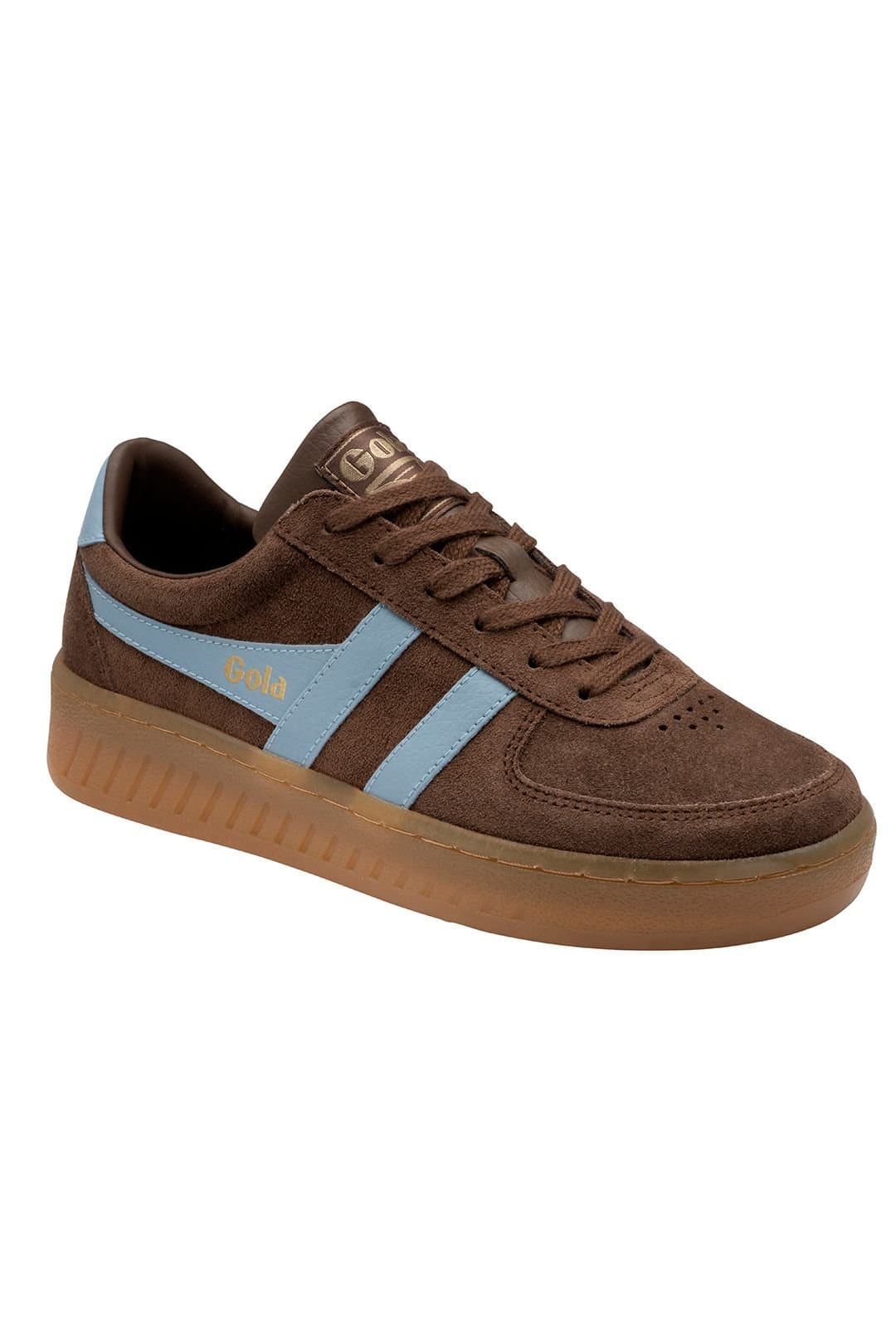 Gola Classics Gola Classics Women's 'Grandslam Suede' Lace-Up Trainers in Dark Brown