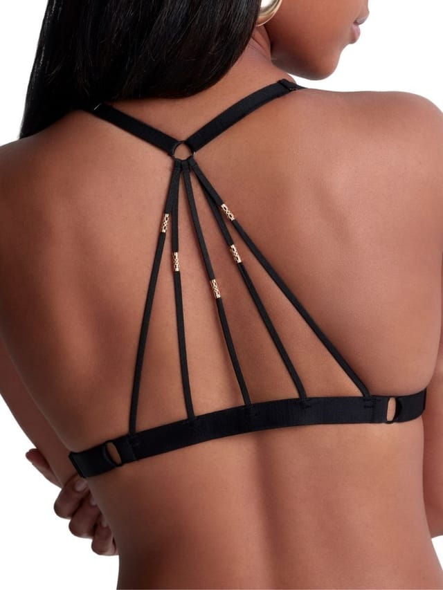 Aubade Aubade Women's Vibes Triangle Bralette in Black - 2