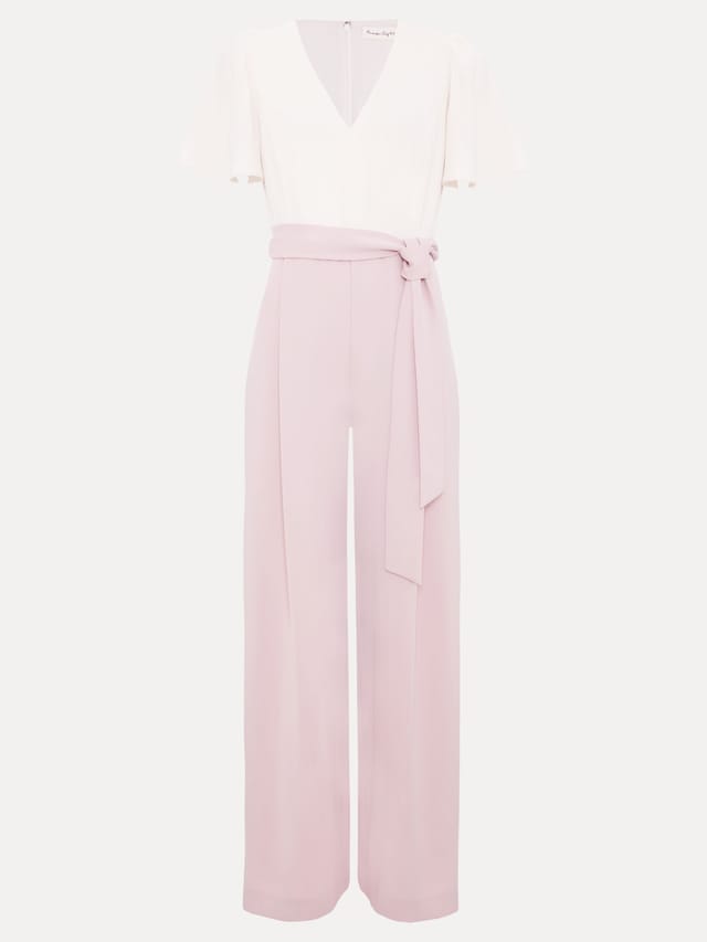 Phase Eight Phase Eight Women's Kallie V-Neck Wide Leg Jumpsuit - 2