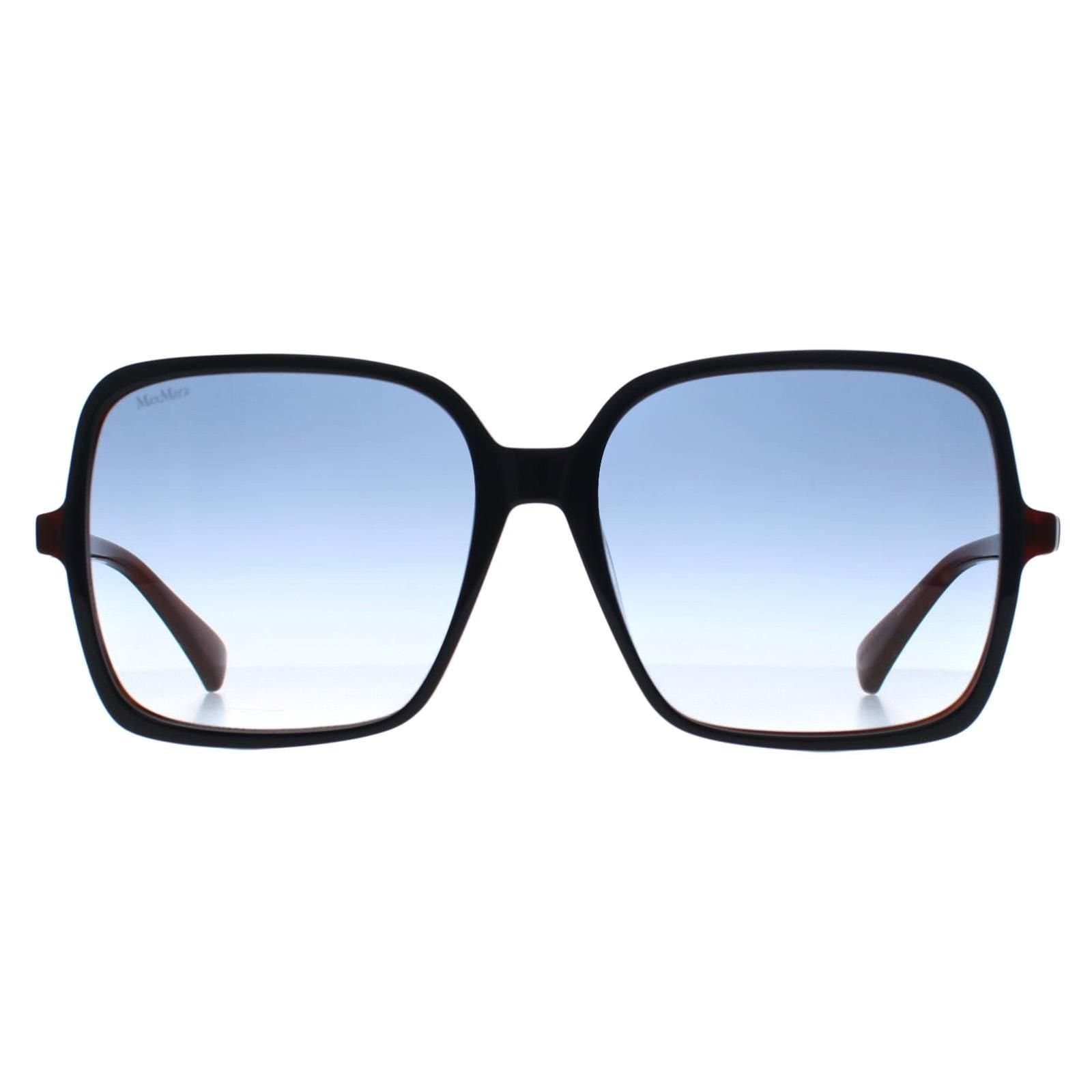 Max Mara Max Mara Women's Square Blue Tortoise Blue Gradient MM0037/S Emme9