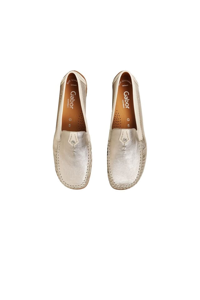 Gabor Gabor Women's 'California' Moccasins in Gold - 3