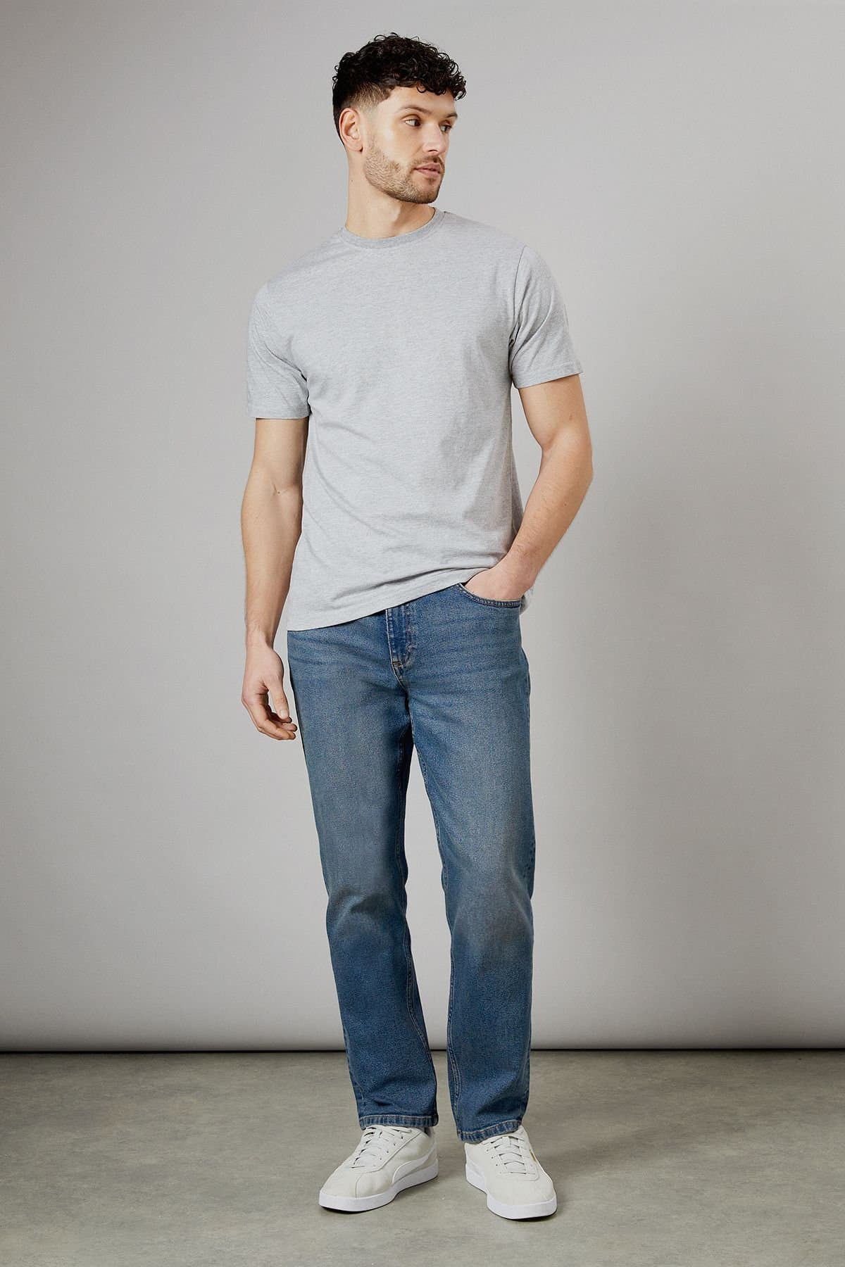 Maine Maine Men's Dark Blue Premium Stretch Jeans