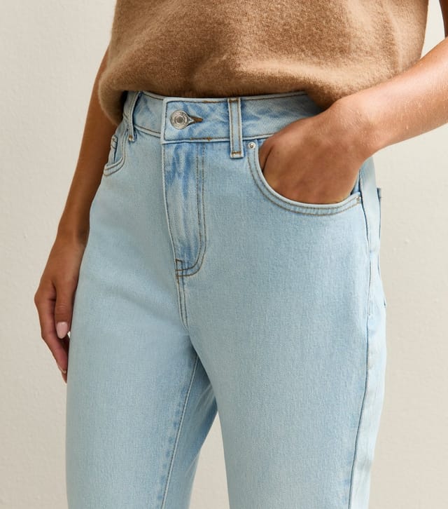 New Look Women's Light Blue Hannah Straight Leg Jeans New Look - 3