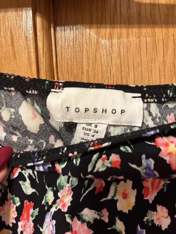 Topshop Topshop floral Maxi skirt size 8
