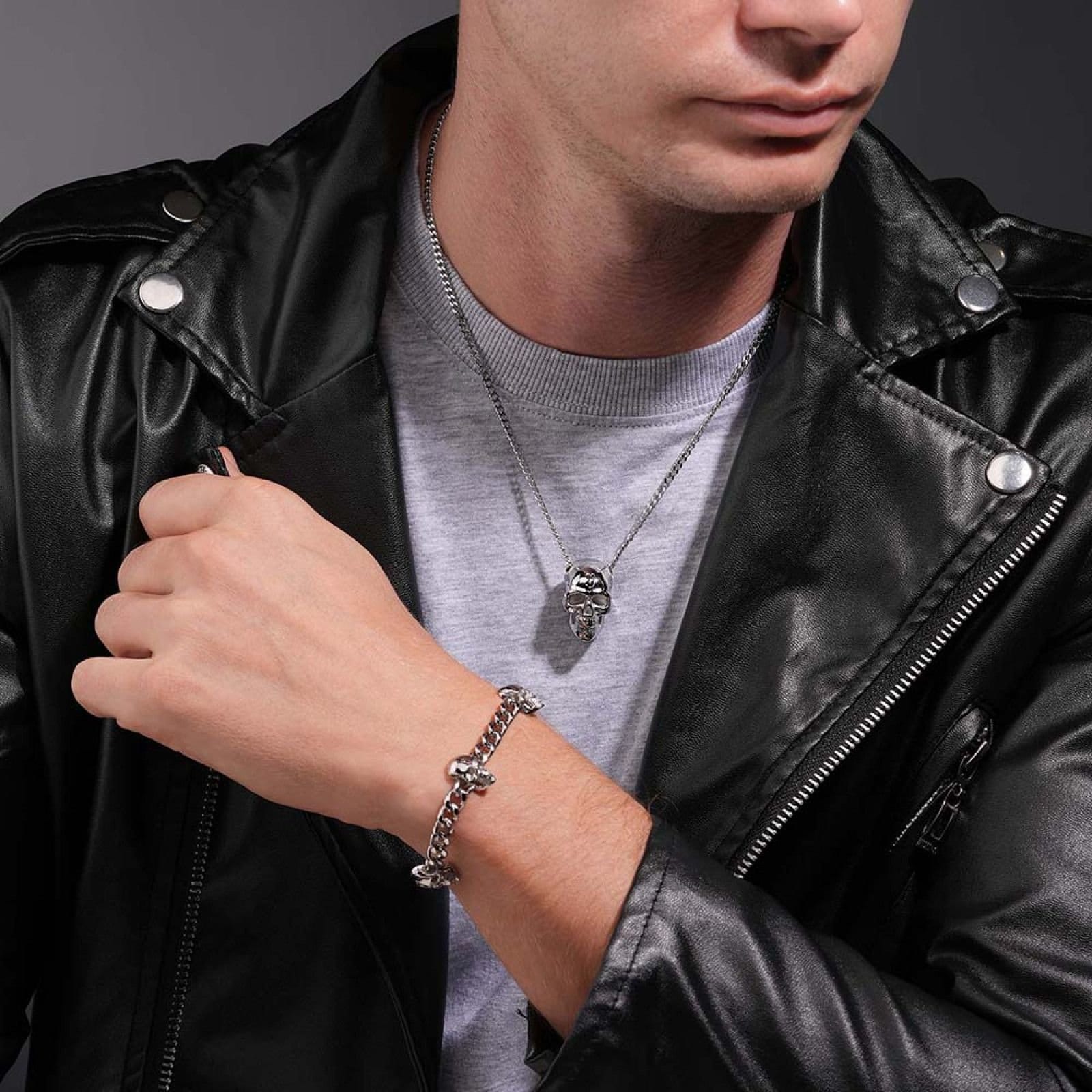 Police Police Men's PEAGN0000903 Vertex Necklace in Silver - 4
