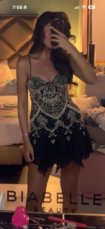 ASOS Design Embroidered beaded dress