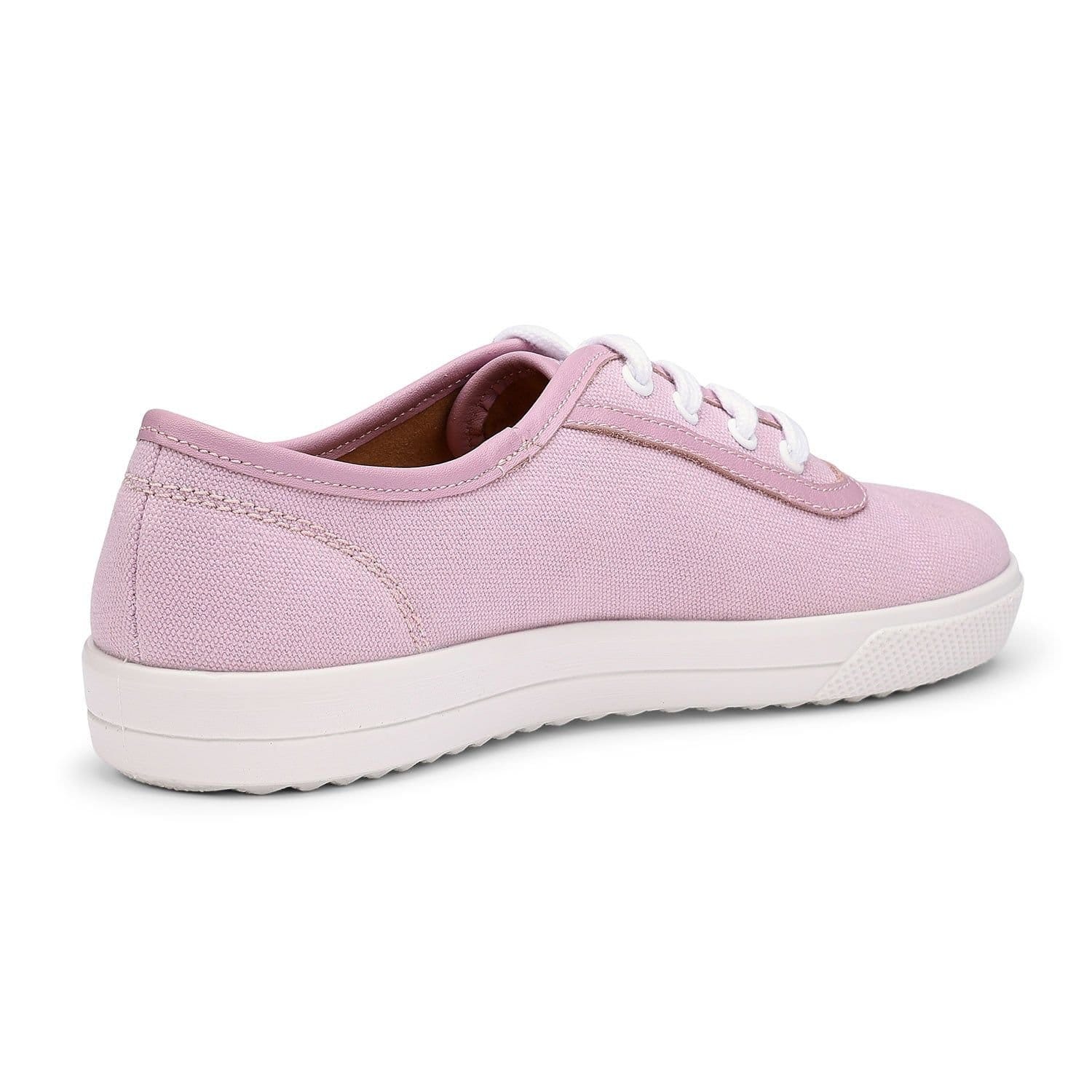 Hotter Hotter Women's 'Mabel' Canvas Lace-Ups in Lavender - 4