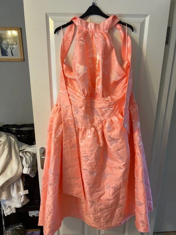 ASOS ASOS luxe halter neck dress uk 26 brand new without tags