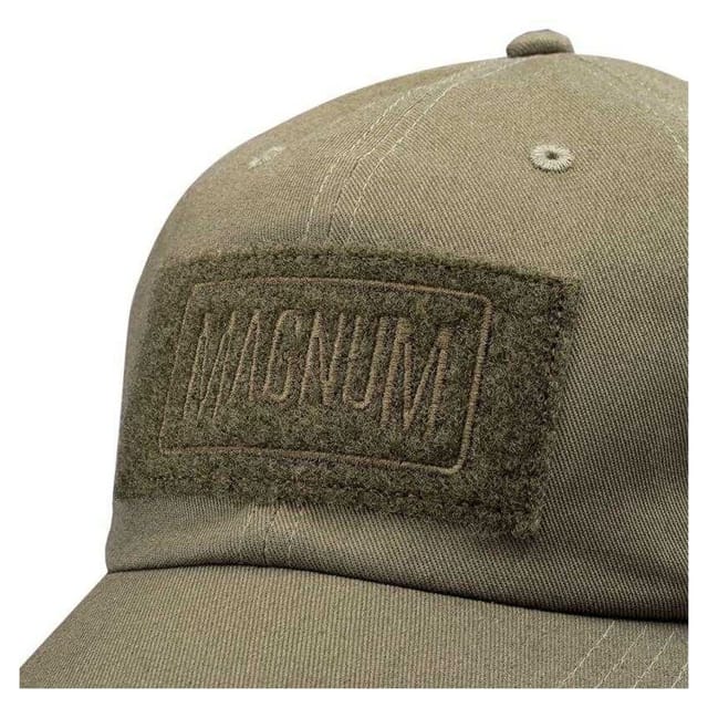 magnum Magnum Men's Doran Embroidered Logo Baseball Cap in Green - 3