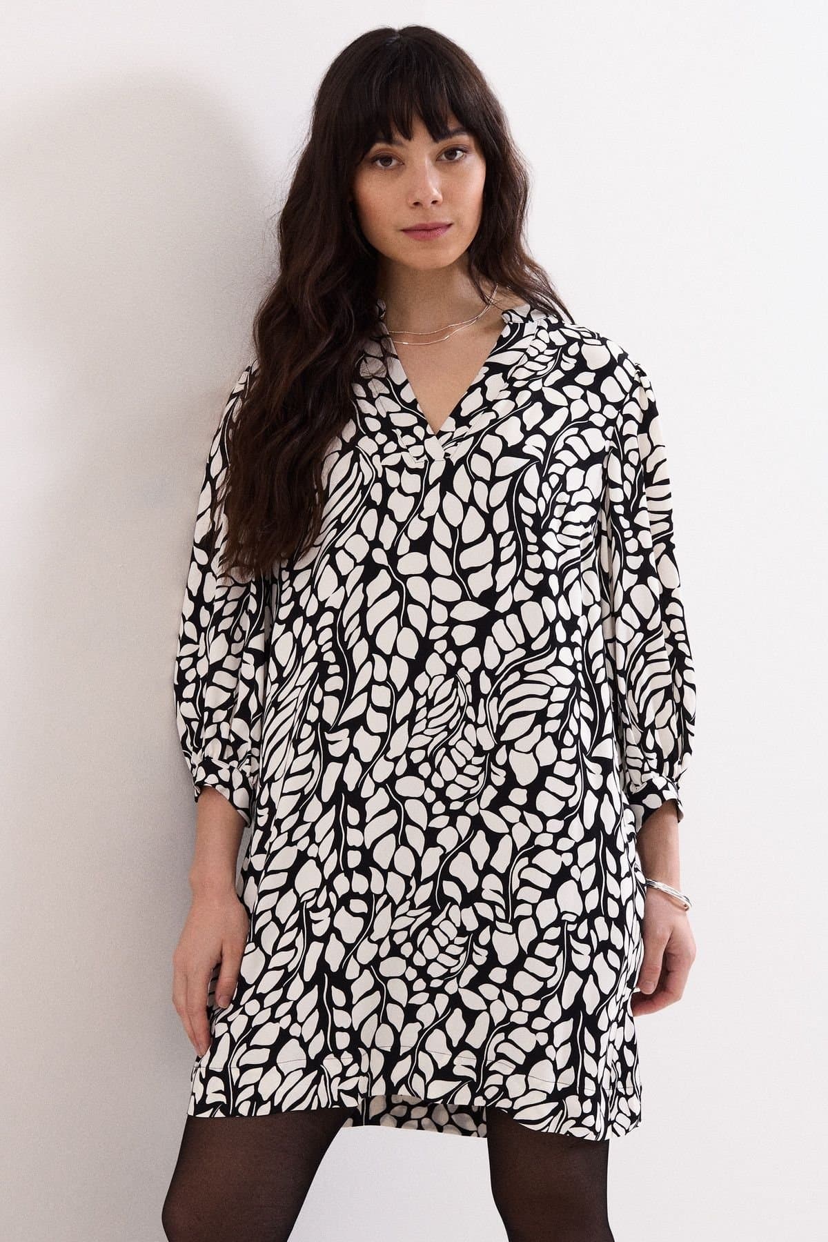 Phase Eight Phase Eight Women's Milicia V-Neck Printed Mini Tunic Dress