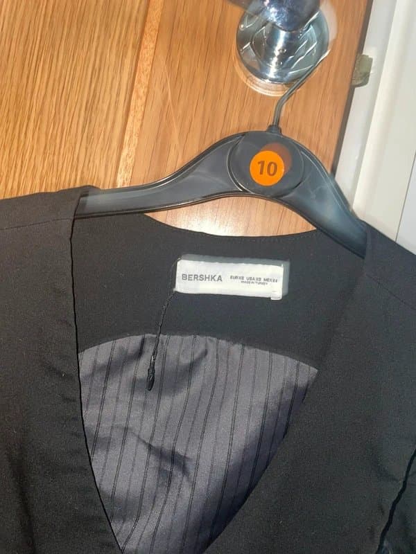 Bershka Bershka black waistcoat