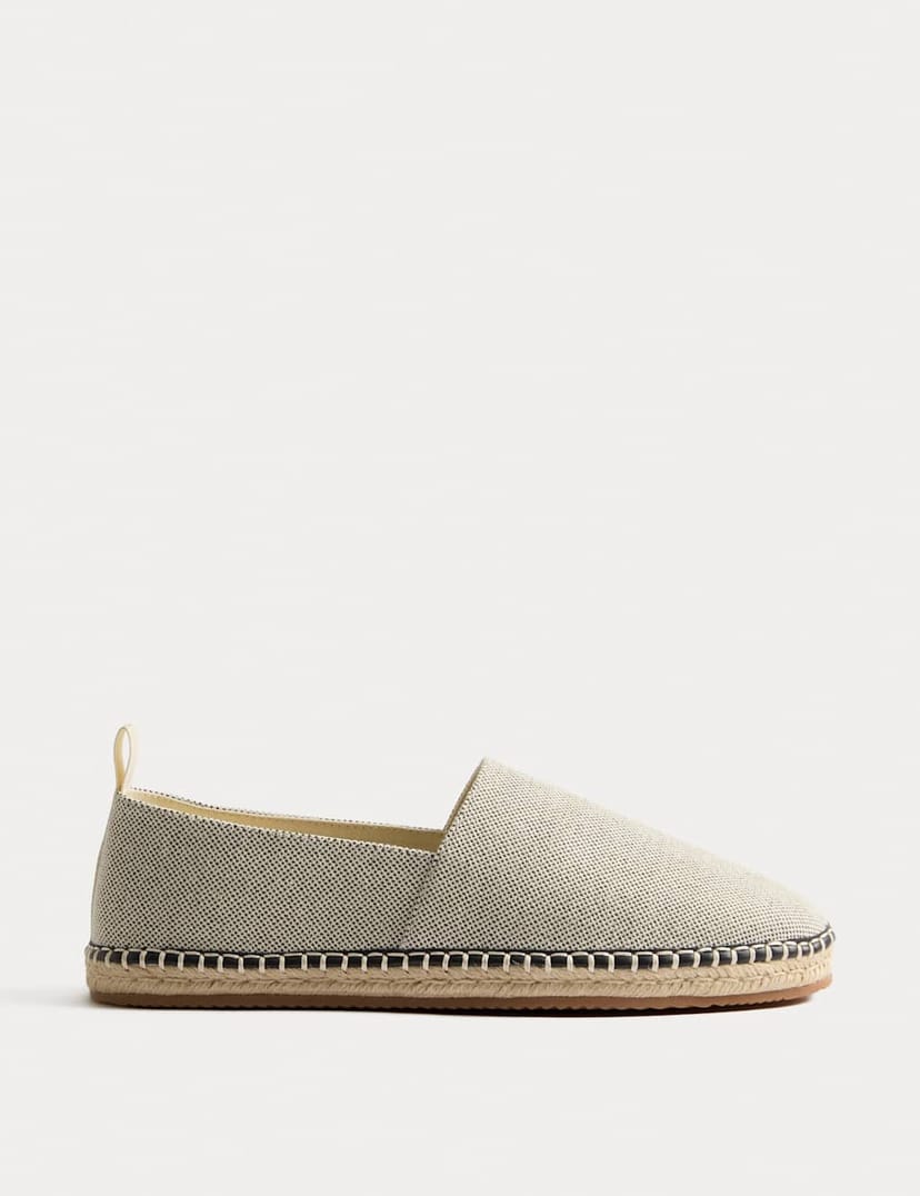 Marks & Spencer M&S Slip On A Line Espadrilles Ecru Mix - 1