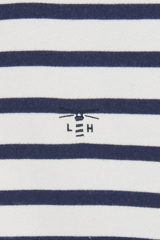 Lighthouse Clothing Lighthouse Clothing Women's Shore Sweatshirt Cotton Funnel Neck Jersey in Dark Navy - 3