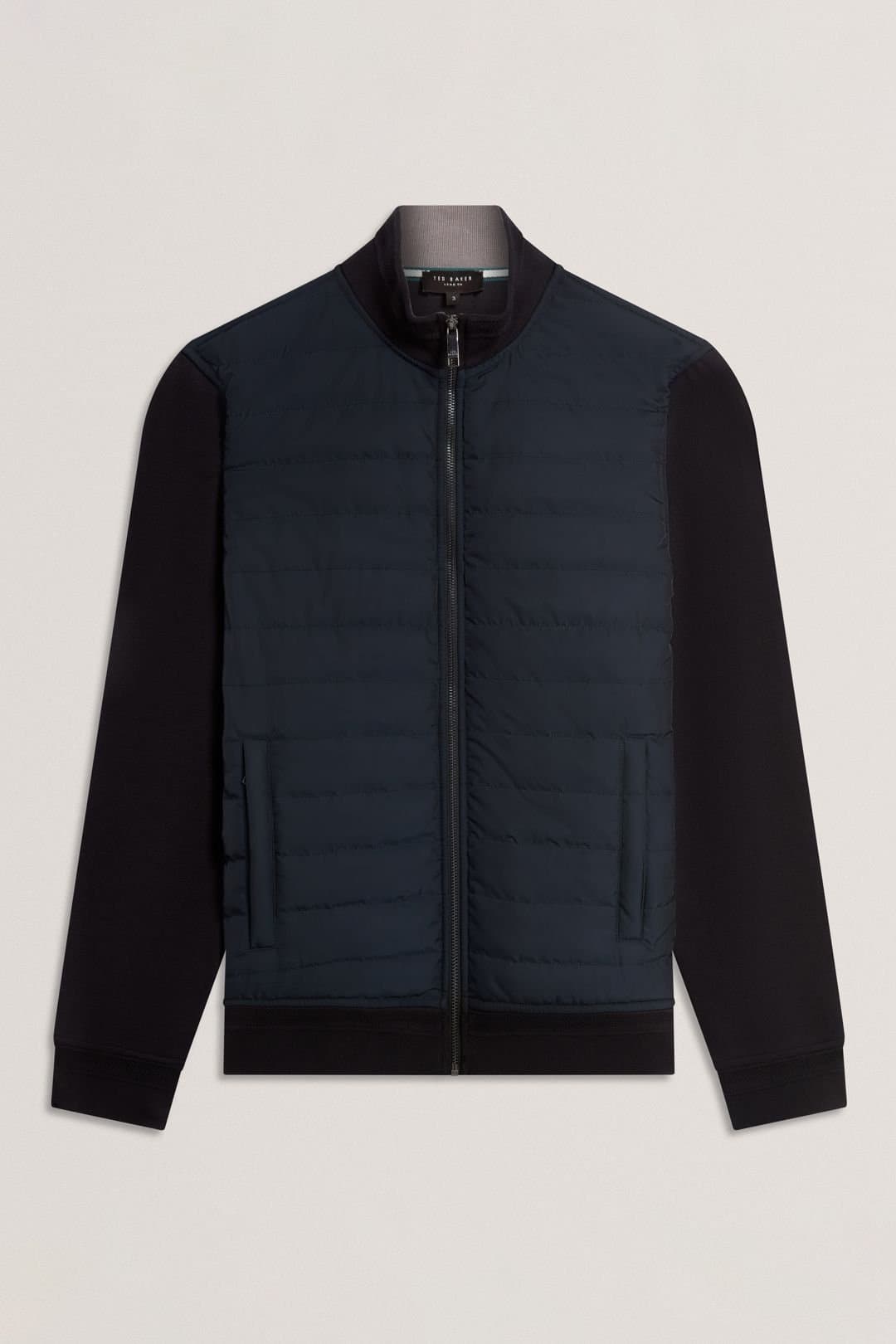 Ted Baker Ted Baker Women's Durano Ls Regular Fit Quilted Funnel Neck Black