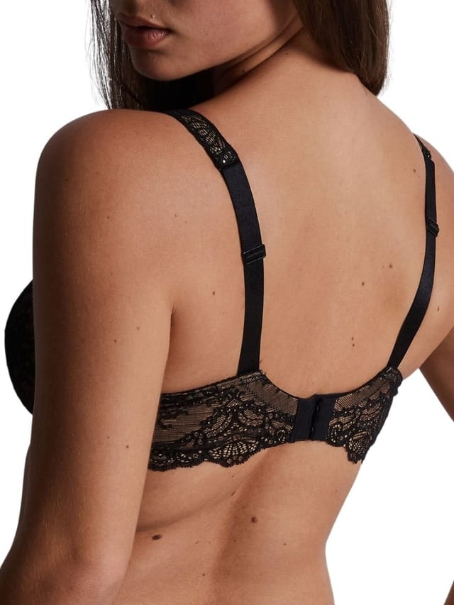 Aubade Aubade Women's Danse Des Sens Comfort Half Cup Bra in Black - 2