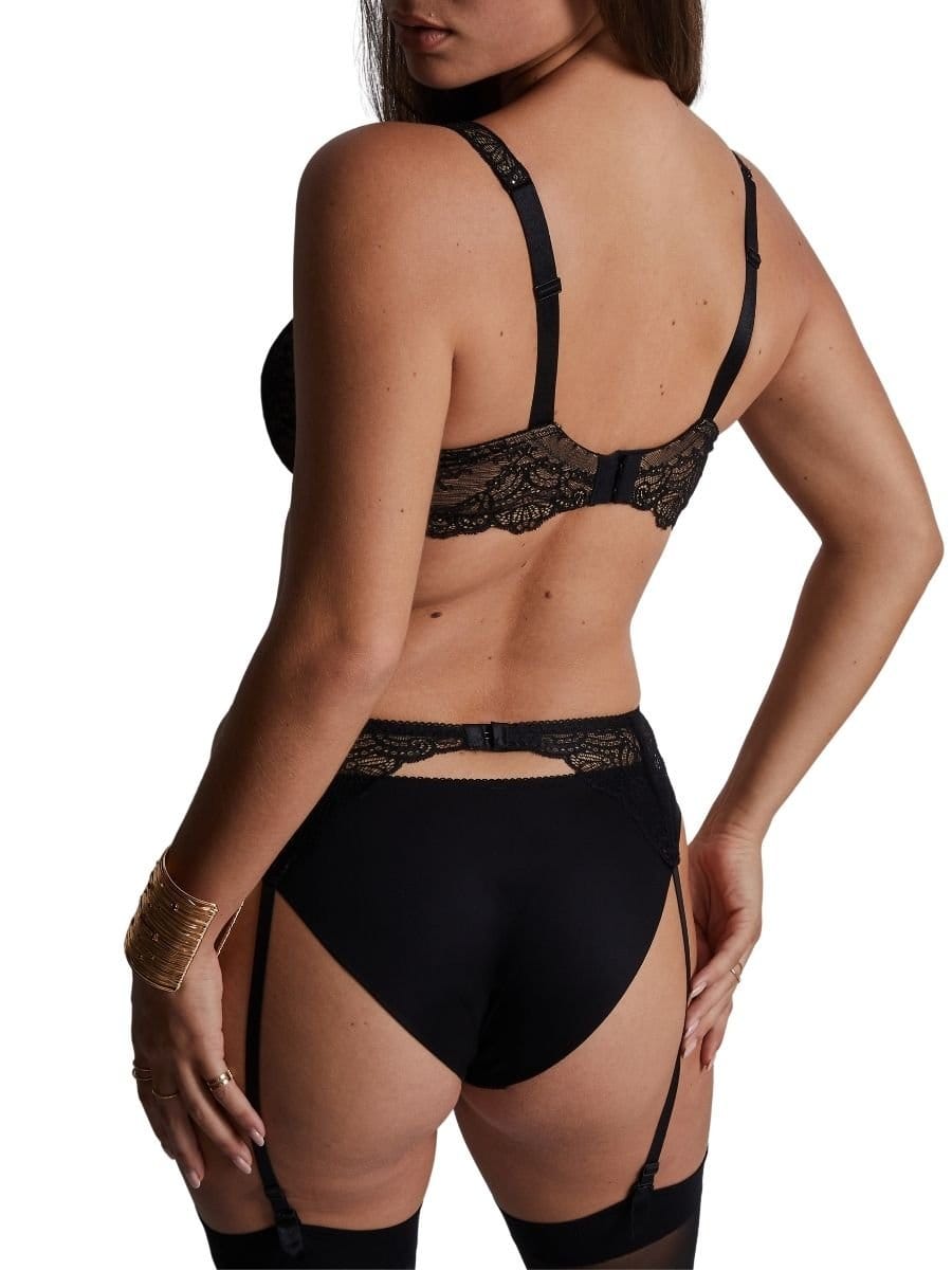 Aubade Aubade Women's Danse Des Sens Comfort Half Cup Bra in Black - 4