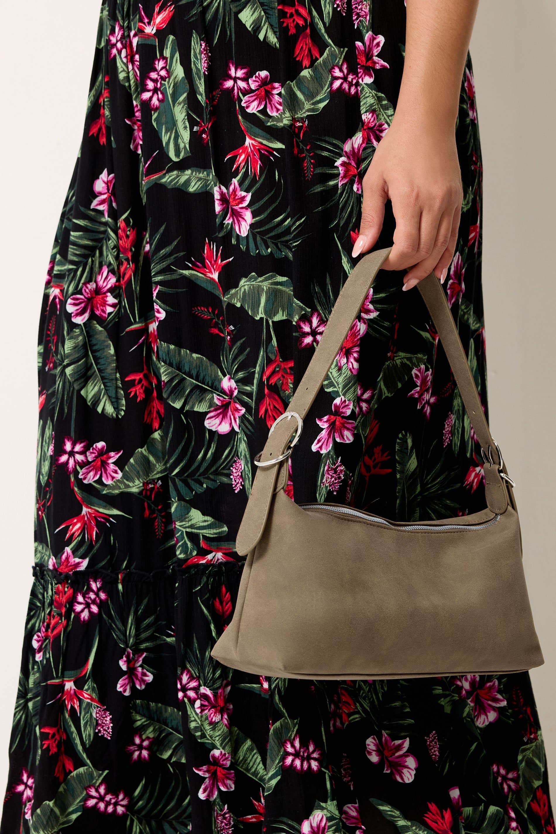 Yours Natural Brown Faux Suede Tote Bag