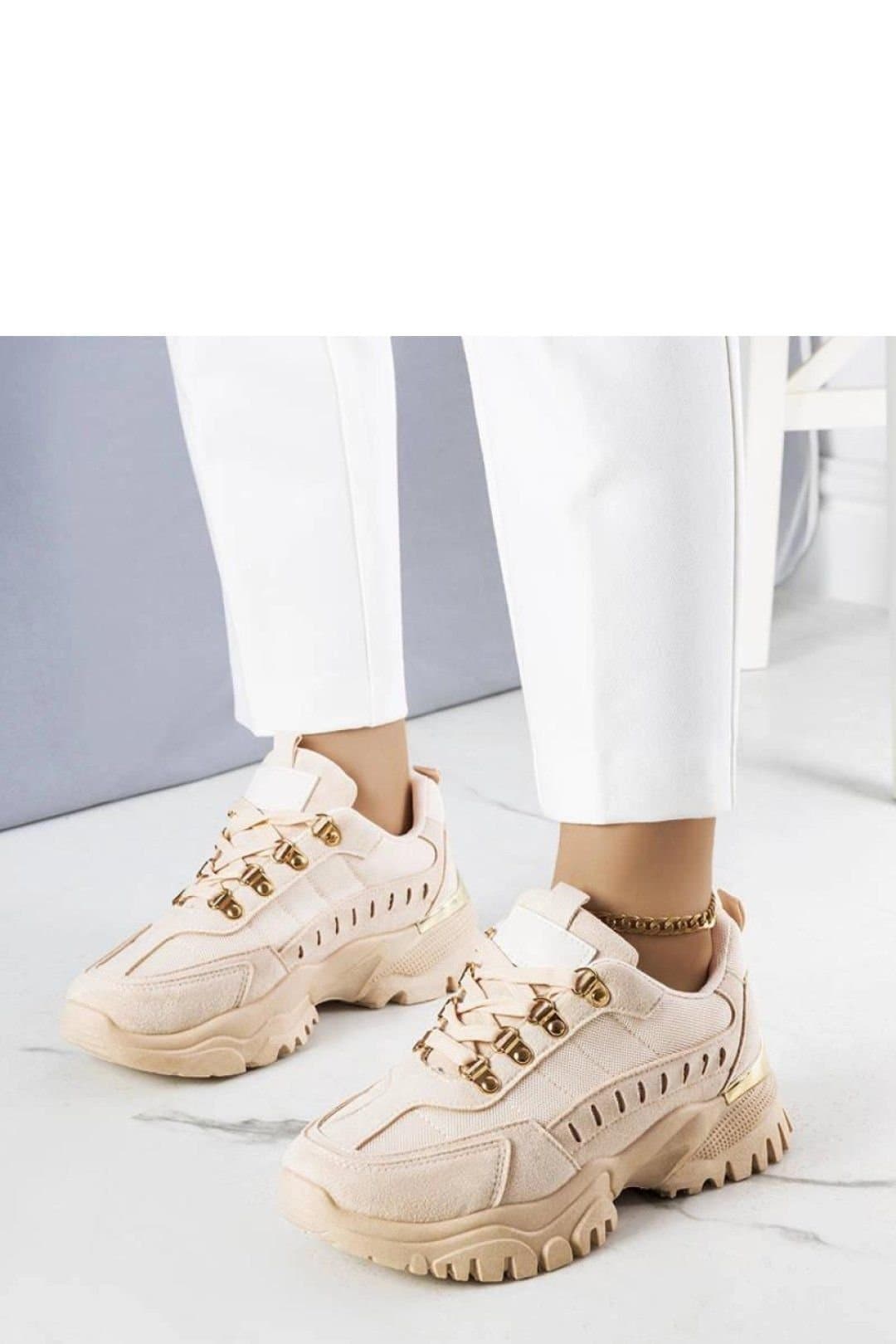 Love Lace Love Lace Women's Mindy Sport Sneakers for Summer Comfort & Stable Walks in Beige