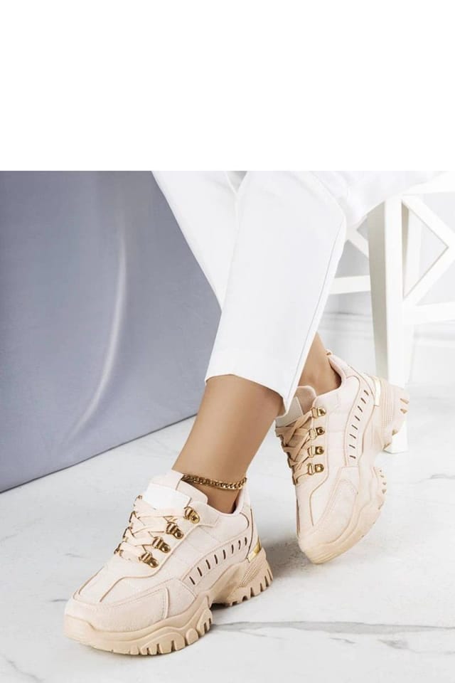 Love Lace Love Lace Women's Mindy Sport Sneakers for Summer Comfort & Stable Walks in Beige - 2