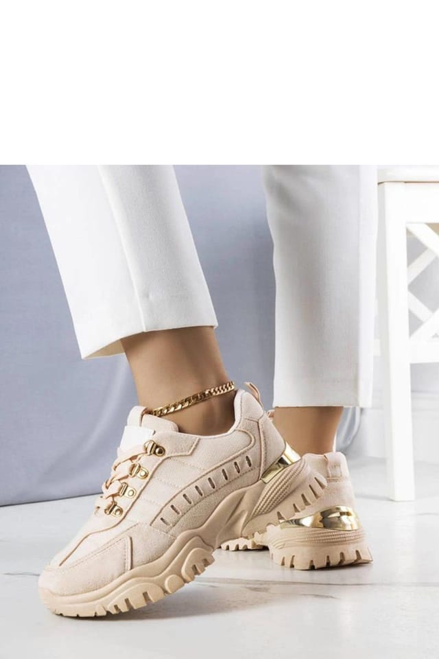 Love Lace Love Lace Women's Mindy Sport Sneakers for Summer Comfort & Stable Walks in Beige - 3