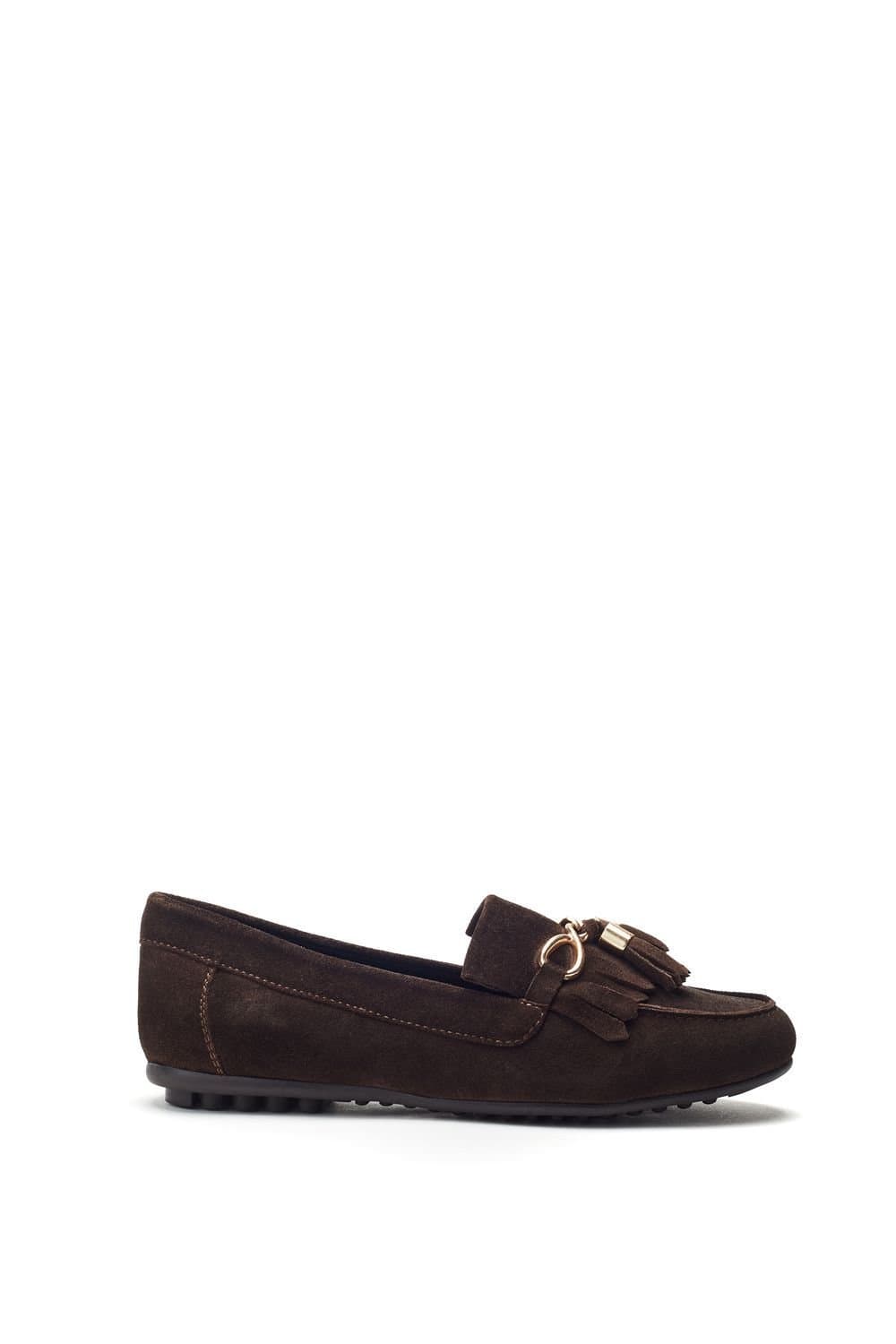 Moda In Pelle Moda In Pelle Women's 'Essana' Suede Loafers in Brown