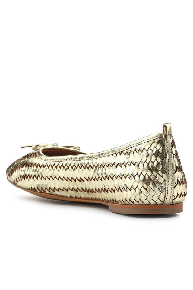 Jones Bootmaker Jones Bootmaker Women's Stephanie Leather Pumps in Gold - 3