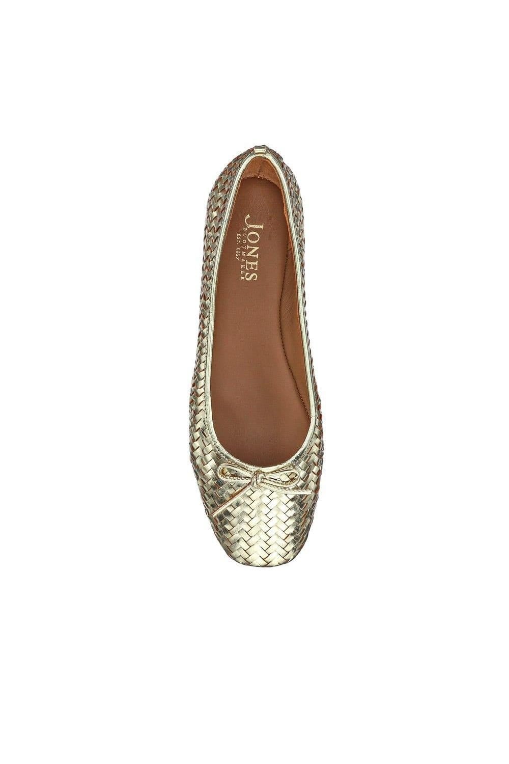 Jones Bootmaker Jones Bootmaker Women's Stephanie Leather Pumps in Gold - 4