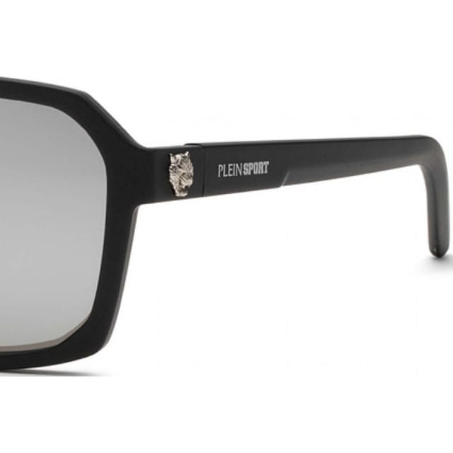 Plein Sport Plein Sport Men's SSP030-59U28P Square/Rectangle Sunglasses in Black - 2