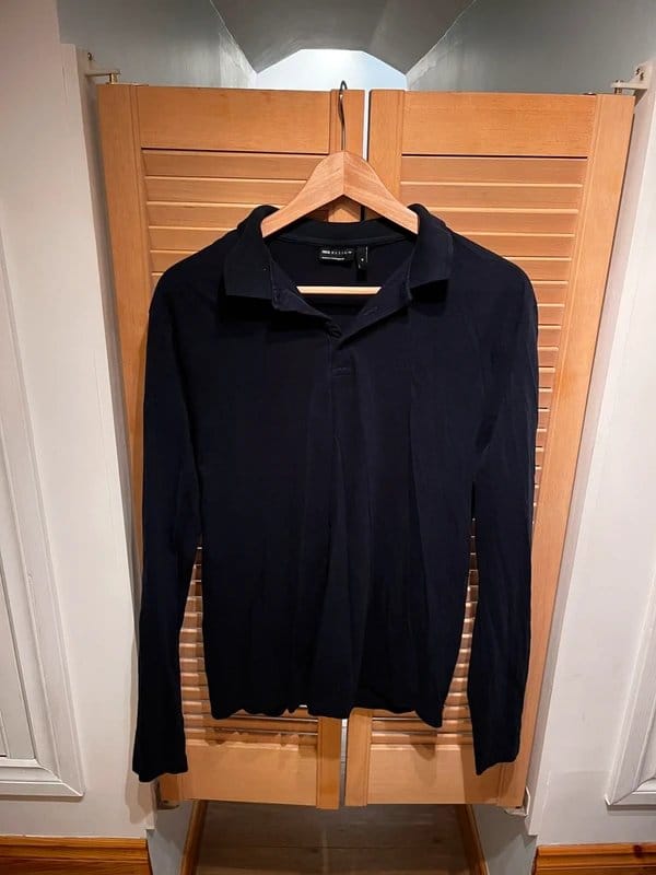 ASOS Navy ASOS long sleeve top - M - 1